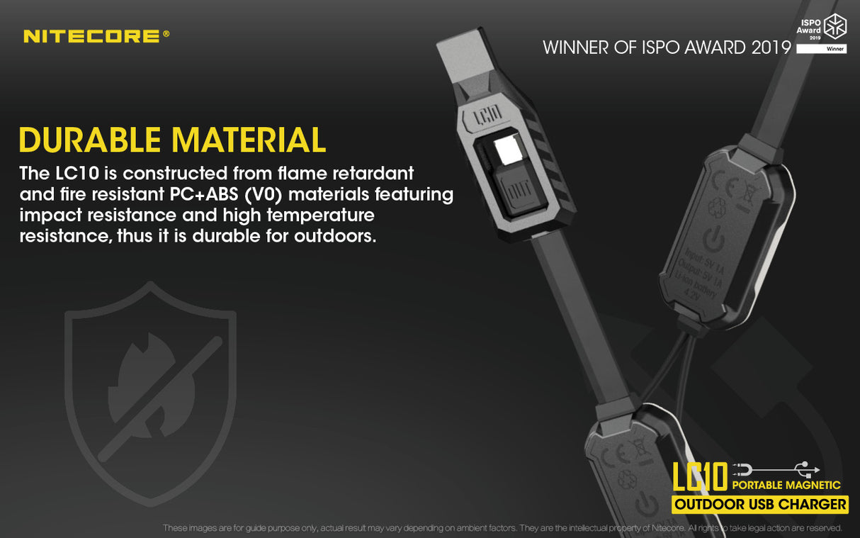 NITECORE MAGNETIC CHARGER POWER BANK AND LIGHT 3 IN 1 - LC10