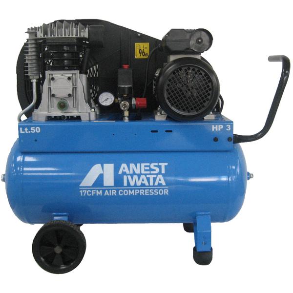 IWATA COMPRESSOR 3HP BELT DRIVE 11.6CFM / 330LPM 50L - NB30C50