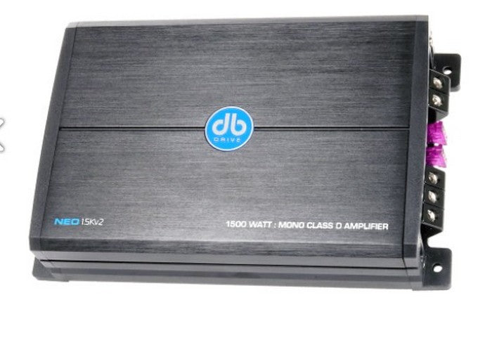 DB DRIVE AMP NEOv2 MONO - 1 X 750W RMS @ 1 OHM / 1 X 350W RMS @ 2 OH - NEO1.5Kv2