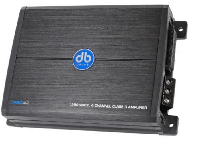 DB DRIVE AMP NEOv2 4CH - 4 X 125W RMS @ 4 OHM - NEO4v2