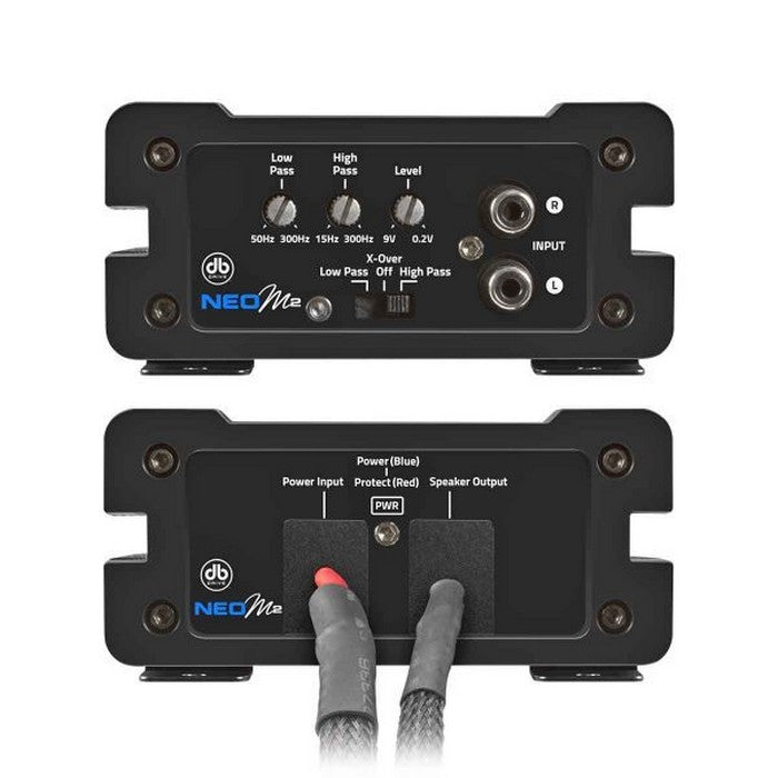 DB DRIVE AMP NEO MINI 2 CH - 2 X 125 RMS @ 4 OHM / 2 X 250W RMS @ 2 OHM - NEOM2