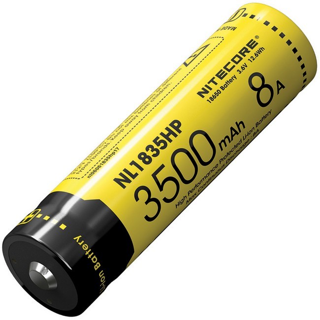 NITECORE LI-ION RECHARGEABLE BATTERY (3500mAh) - NL1835HP