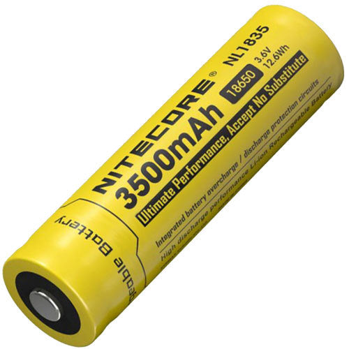 NITECORE LI-ION RECHARGEABLE BATTERY 18650 (3.6V 3500mAh) - NL1835