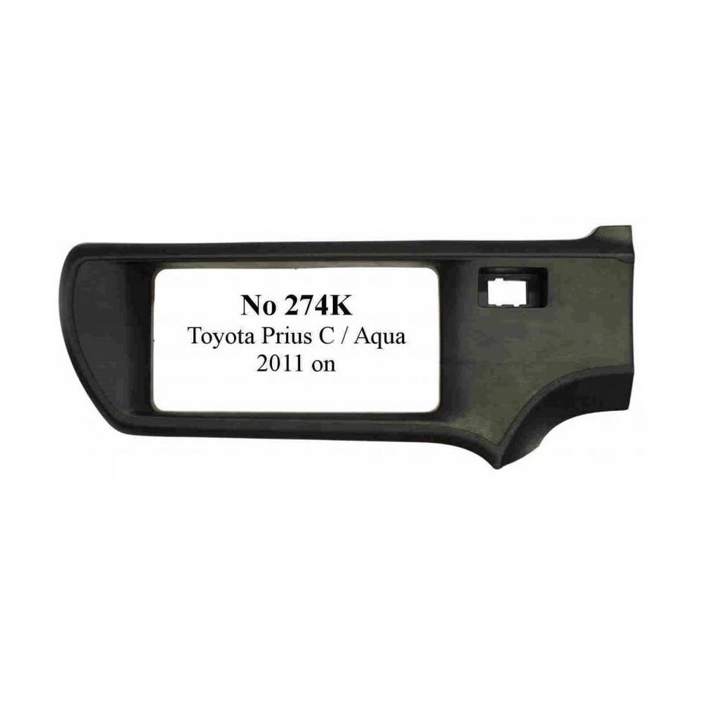FITTING KIT TOYOTA PRIUS C / AQUA 2011 ON (WITH HAZARD GAP) (200MM WIDE - NO274K