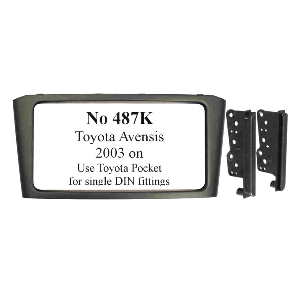 TOYOTA AVENSIS 2003 ON (BLACK) - NO487K