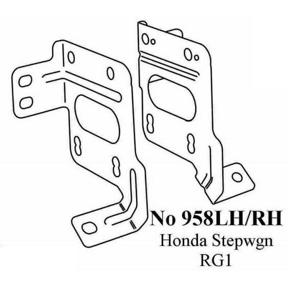 HONDA STEPWAGON SIDE BRACKETS - NO958LHRH
