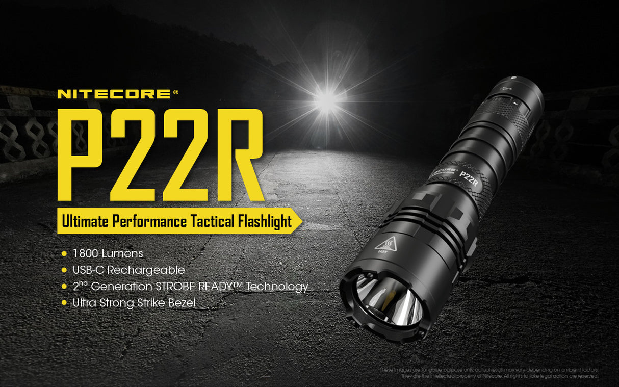 NITECORE RECHARGEABLE LED FLASHLIGHT - P22R