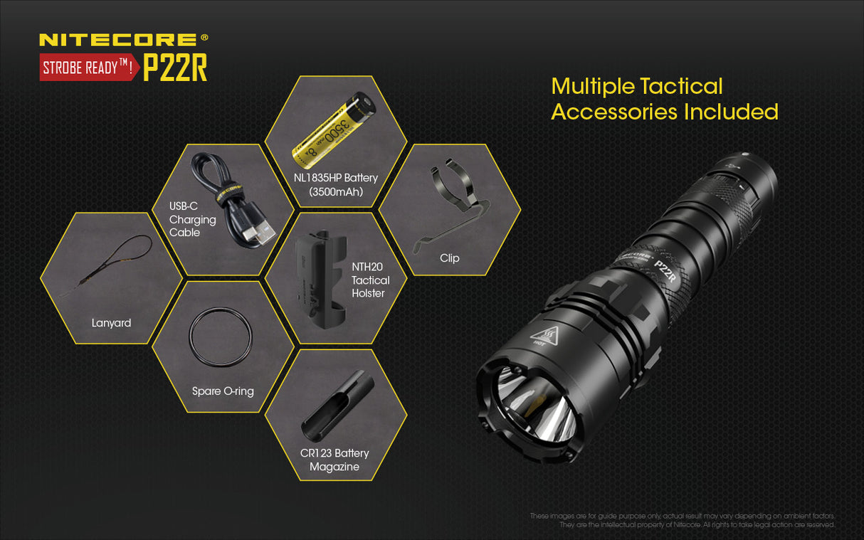NITECORE RECHARGEABLE LED FLASHLIGHT - P22R
