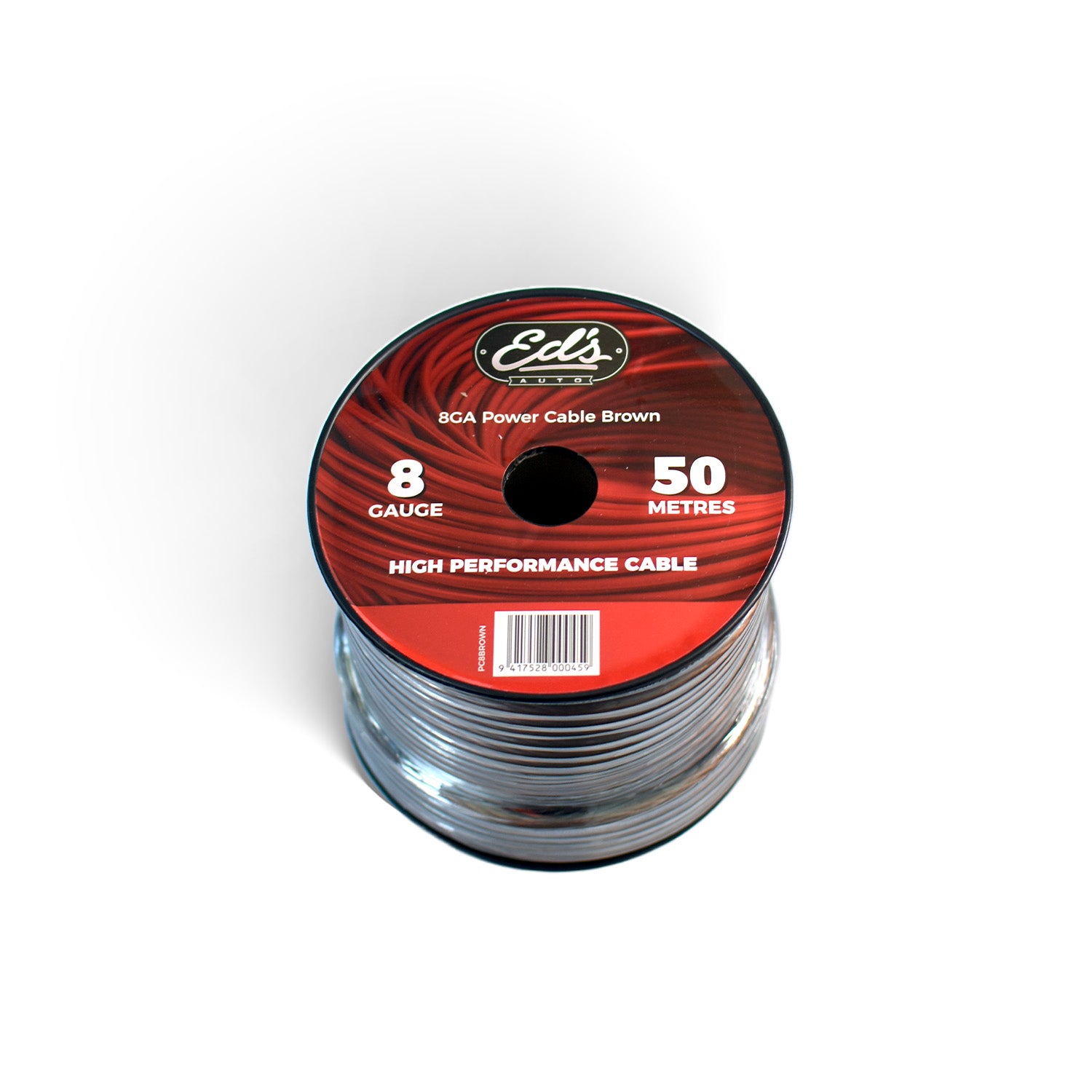 EDS 8 GAUGE 8.35MM2 CCA POWER CABLE MATT FLEXIBLE FROSTED BROWN 50 ME - PC8BROWN