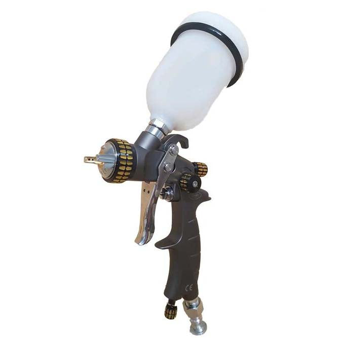 IWATA 2SPRAY GRAVITY GUN 1.3MM & 1.8MM WITH 600ML POT - PS.GRAVITY