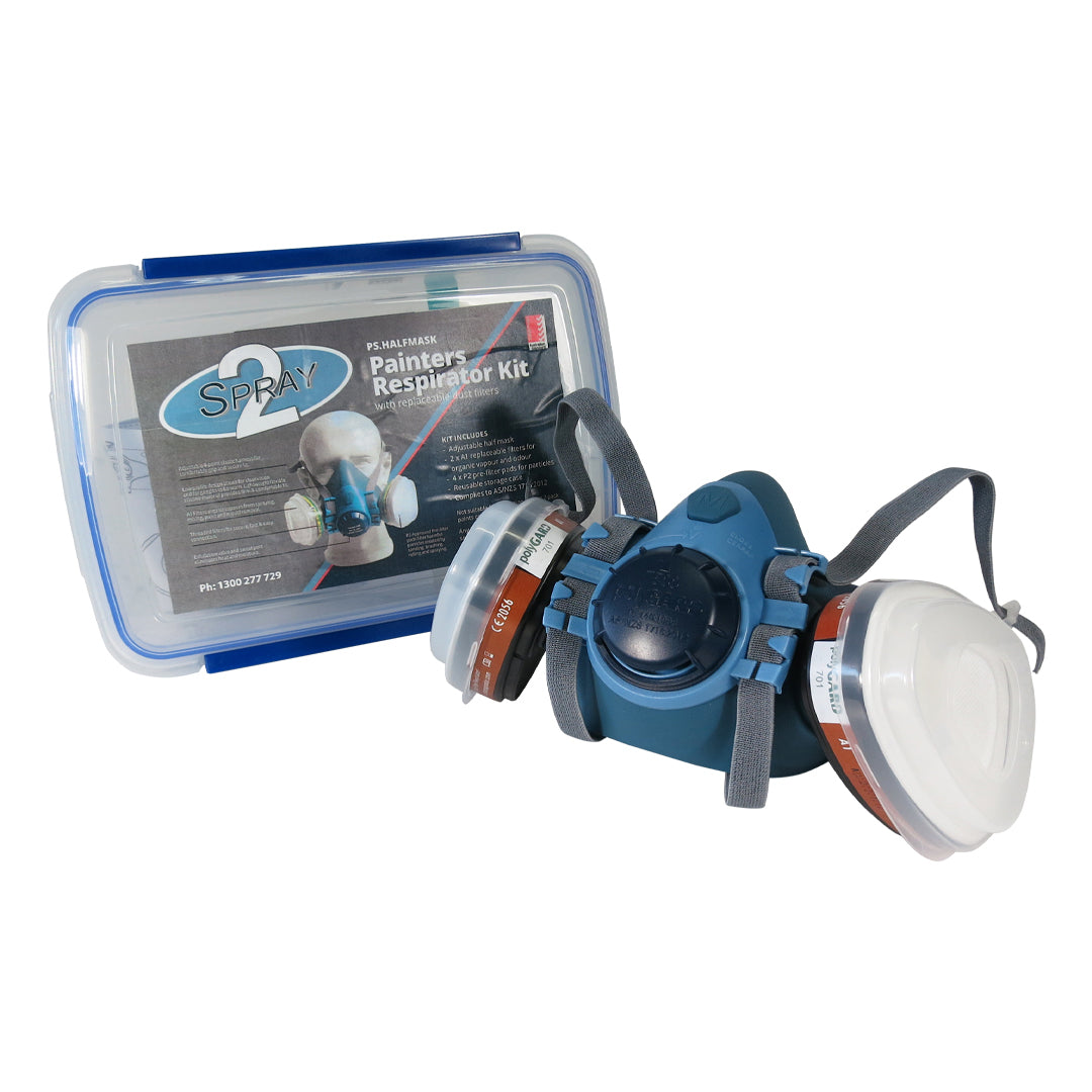 IWATA 2SPRAY HALFMASK PAINTING / SPRAY PAINTING RESPIRATOR KIT - PS.HALFMASK