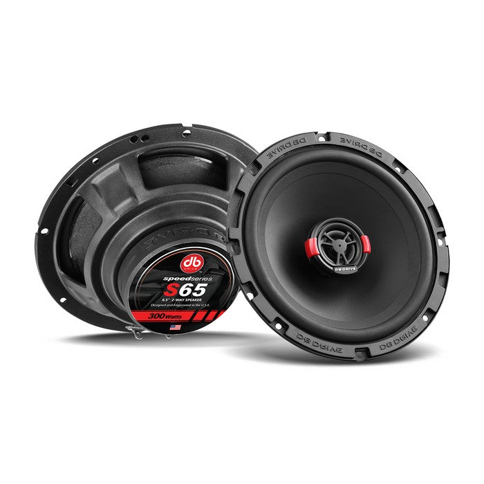 DB DRIVE 6.5" SPEAKERS 65W RMS PAIR SPEED SERIES COAXIAL - S65