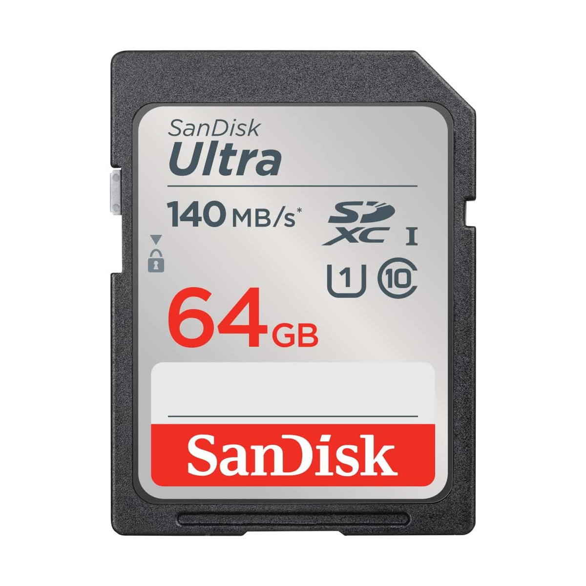 SANDISK ULTRA SDHC 64GB UP TO 140MB/S SD CARD CLASS 10 - SDSDUNB-064G-GN6IN