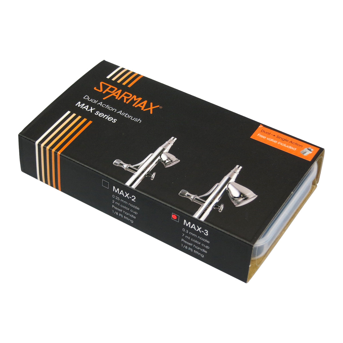 SPARMAX GRAVITY AIRBRUSH 0.3MM WITH PRE SET HANDLE - SP.MAX3