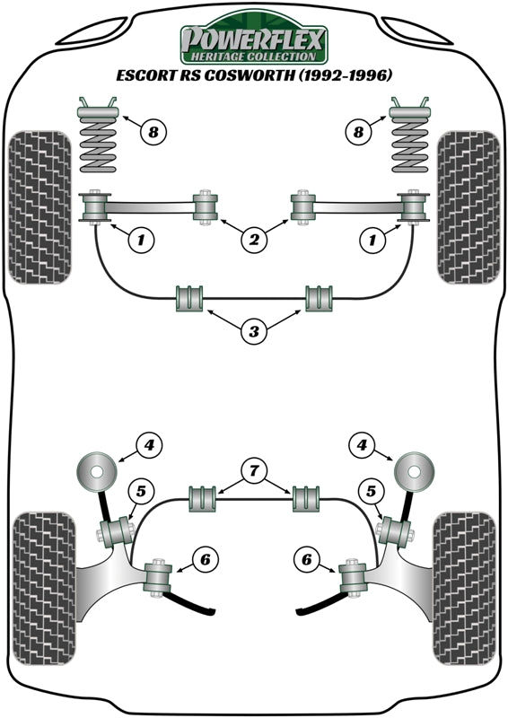 Ford Front Top Shock Absorber Mount