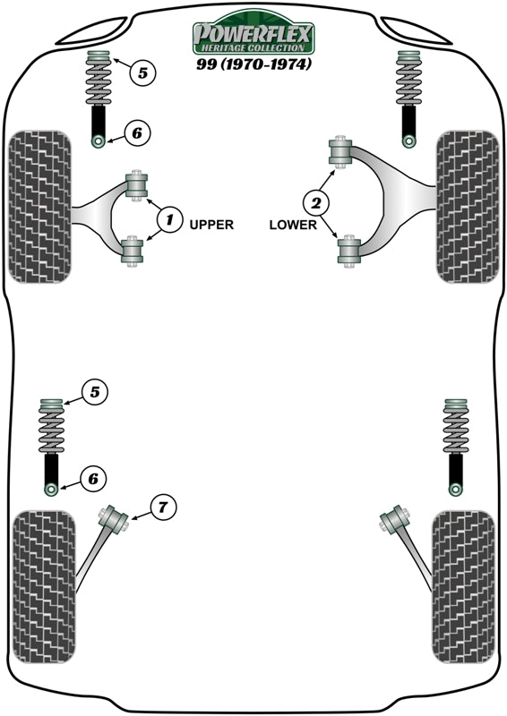 Saab Rear Spring Link Front Bush