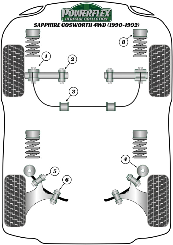 Ford Front Top Shock Absorber Mount