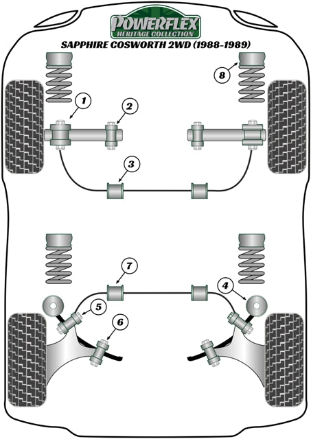 Ford Front Outer Track Control Arm Bush