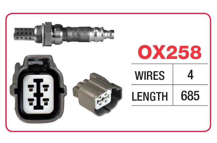 HONDA PRELUDE Oxygen/Lambda Sensor - OX258