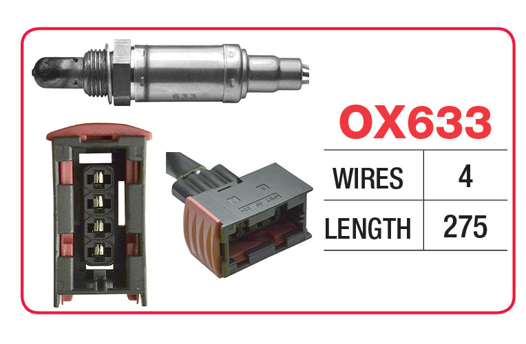 PORSCHE BOXSTER Oxygen/Lambda Sensor - OX633