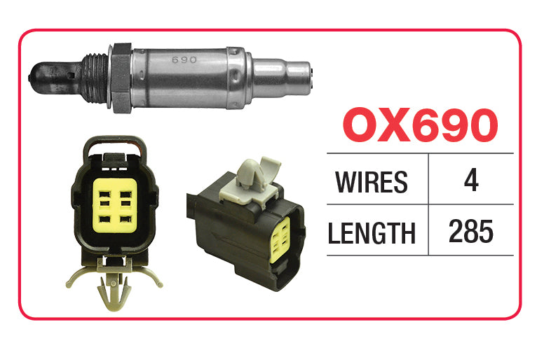 EUNOS 30X Oxygen/Lambda Sensor - OX690