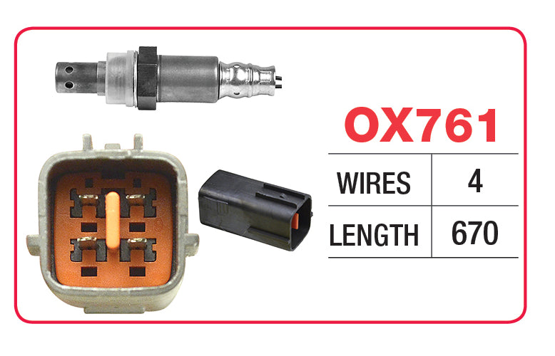 MAZDA 2 Oxygen/Lambda Sensor - OX761