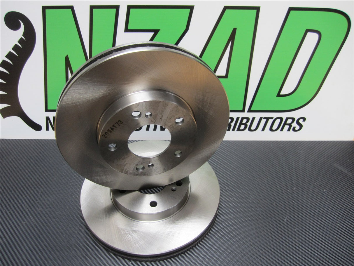 Nissan 200SX Silvia S14 S15 5 Stud Rear Disc Brake Rotors Pair Free Freight