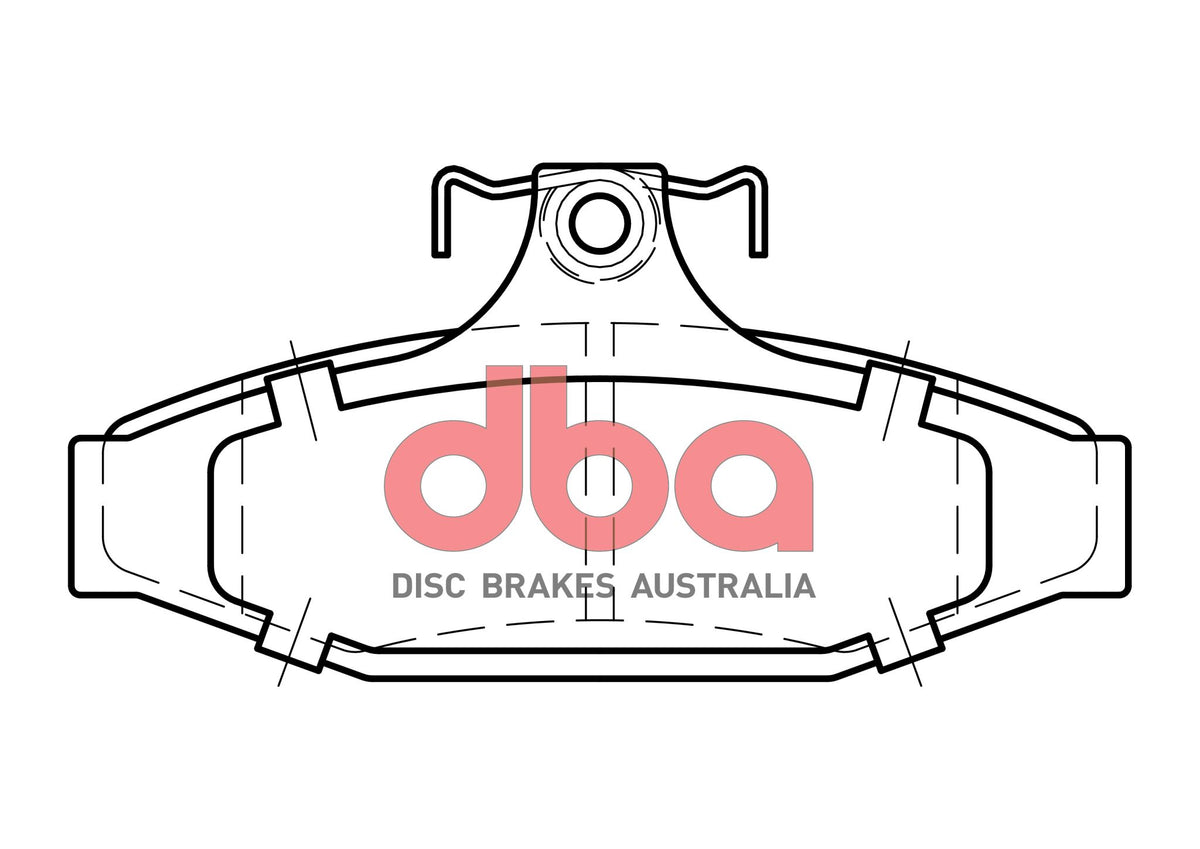 Ceramic Brake Pads Rear Ford EF EL BA BF DB1086