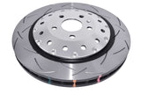 Audi A3 DBA 5000 2-piece Clear Anodised Hat T3 slotted KP F Disc Brake Rotors