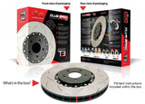 HSV VU/VZ DBA 5000 2-piece Black Hat T3 Slot Left Hand 60CV F Disc Brake Rotors