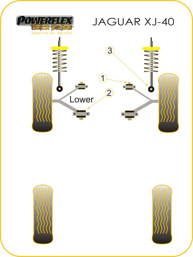 Jaguar (Daimler) Rear Diff Strut Bush