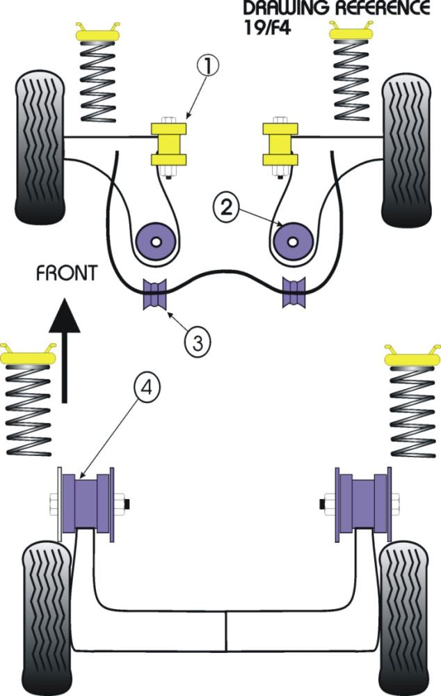 Ford Rear Beam Mounting Bush