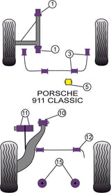 Porsche Bolt-On Jack Pad Adaptor Kit