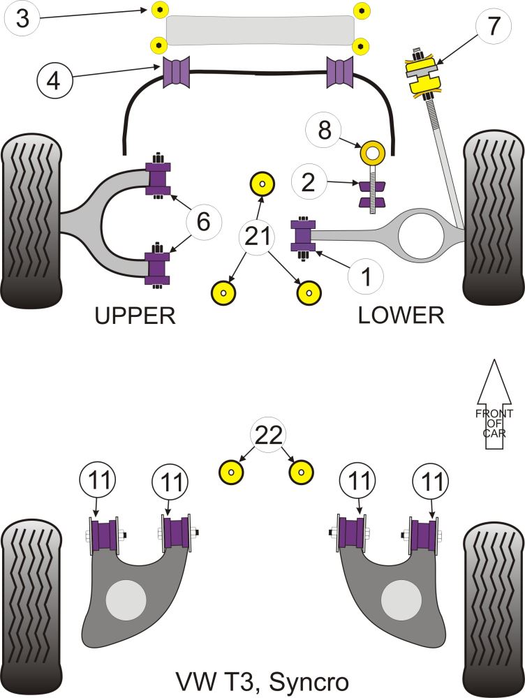 Front Bump Stop 82mm