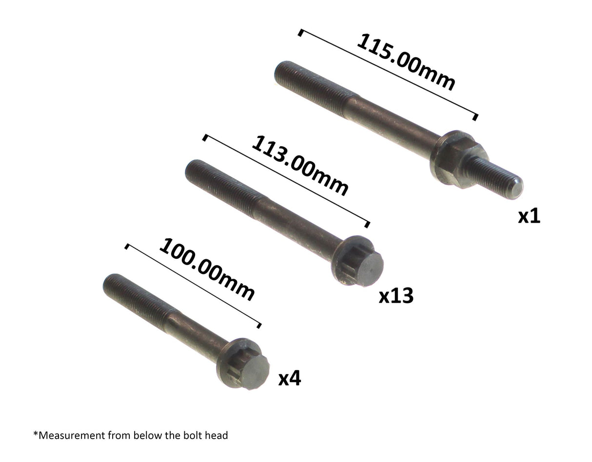 Isuzu Elf350 Permaseal Head Bolt Set