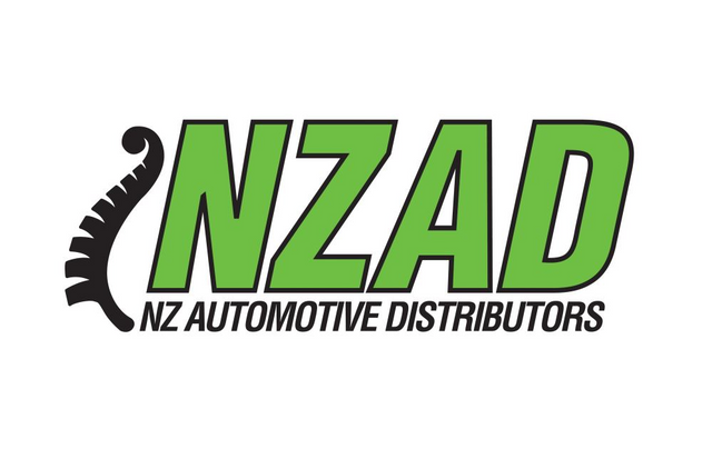 Logo of NZ Automotive Distributors featuring the name in green and black colors with a stylized graphic element.