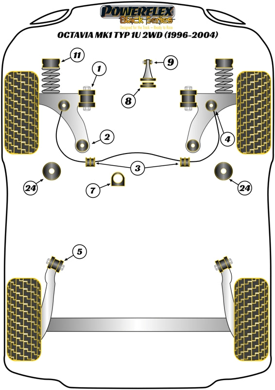 Upper Gearbox Mount Insert