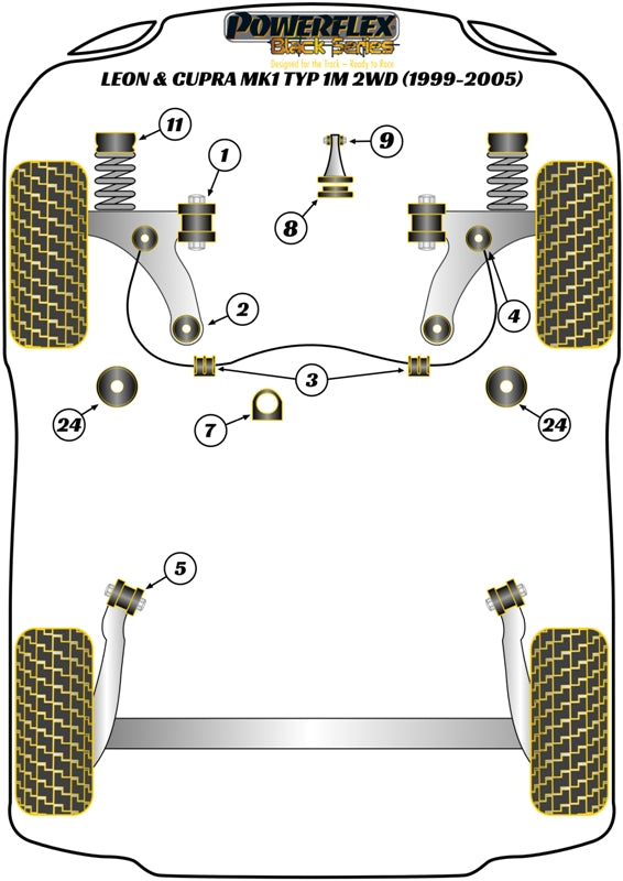 Upper Gearbox Mount Insert