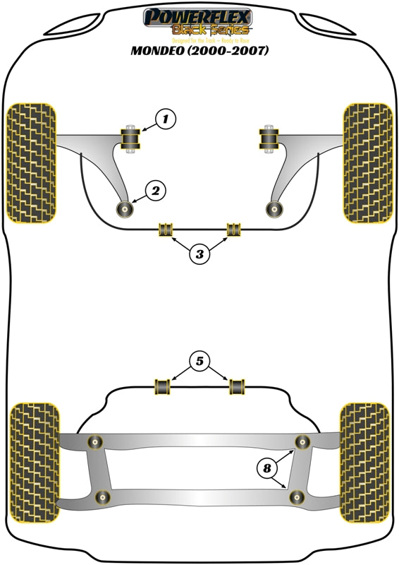 Ford Mondeo Rear Subframe Mounting Bush