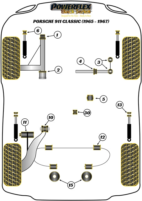 Porsche Steering Column Bearing Support Bush