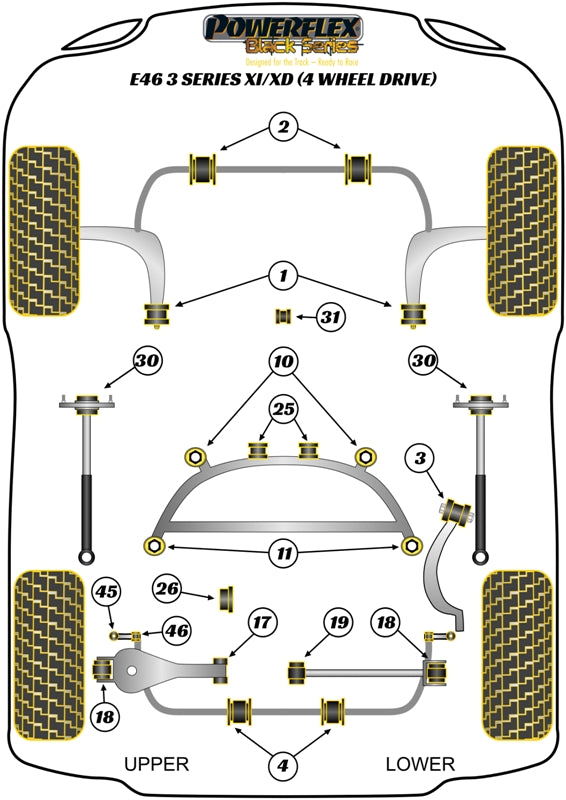 BMW Shift Arm Front Bush Ultra-Oval