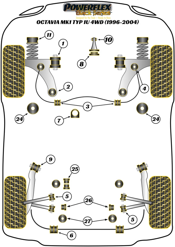 Upper Gearbox Mount Insert