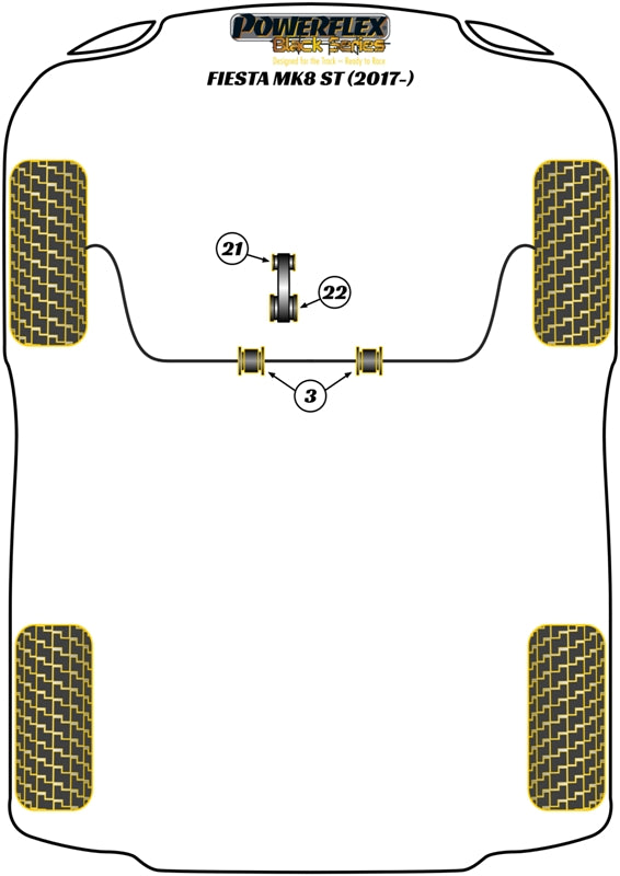 Ford Fiesta Upper Engine Mount Insert