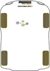 Ford Rear Spring Upper Isolator Pad