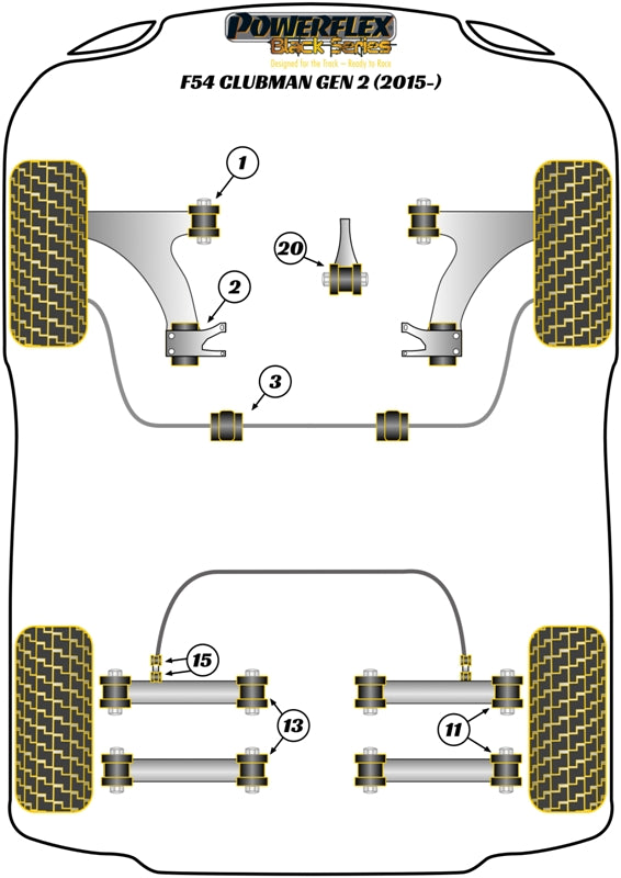 Mini Front Anti Roll Bar Bush 25.5mm