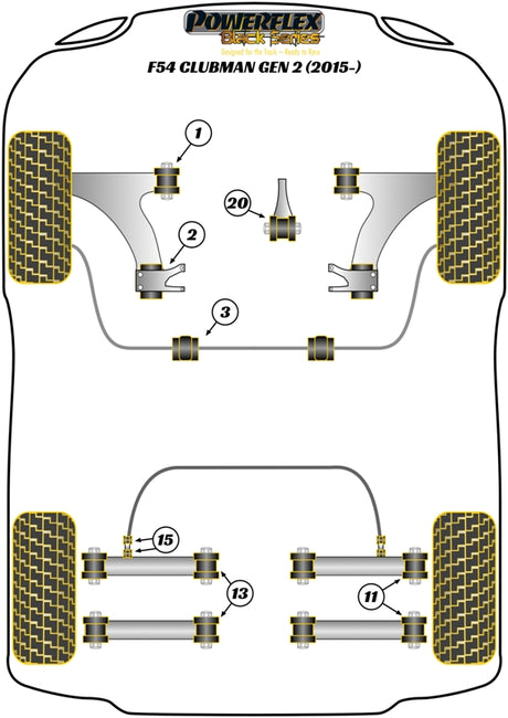 Mini Front Anti Roll Bar Bush 25.5mm