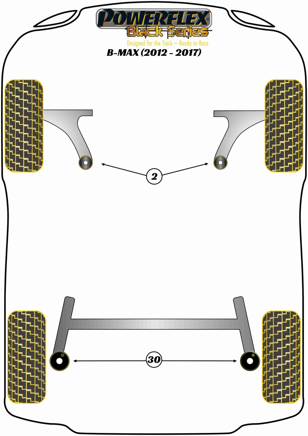 Front Wishbone Rear Bush