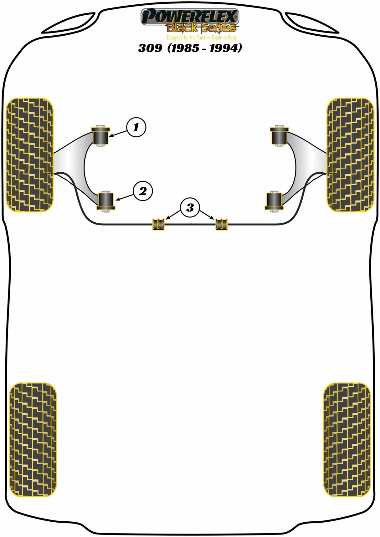 Front Strut Top Mount Bush