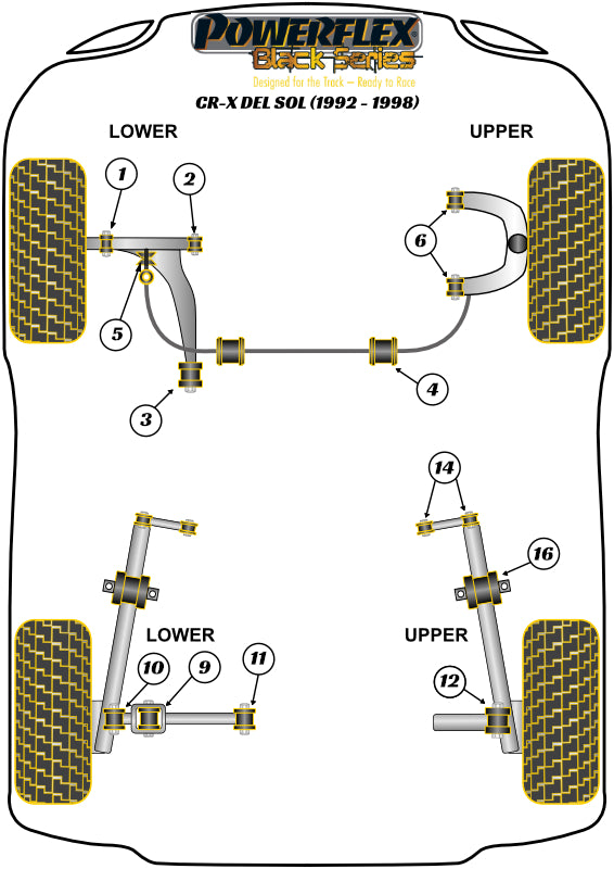 Rear Toe Link Arm Bush