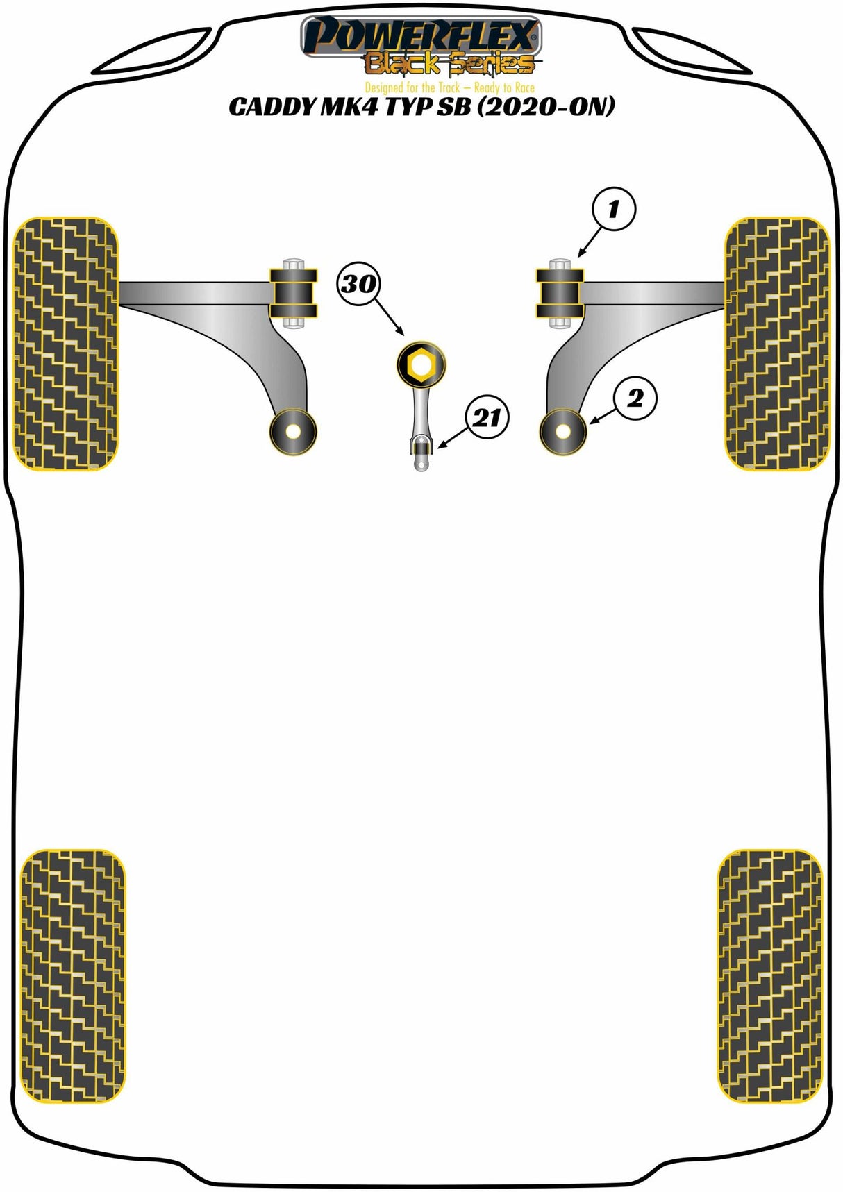 Front Wishbone Rear Bush